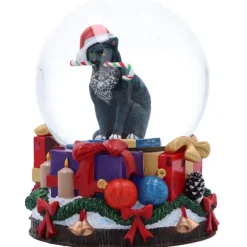 Nemesis Now Lisa Parker Krampuss Cat Snow Globe
