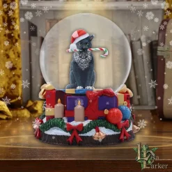 Nemesis Now Lisa Parker Krampuss Cat Snow Globe
