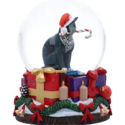 Nemesis Now Lisa Parker Krampuss Cat Snow Globe