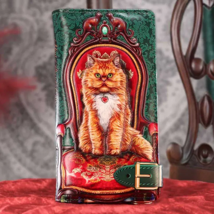 Nemesis Now Lisa Parker Mad About Cats Embossed Purse