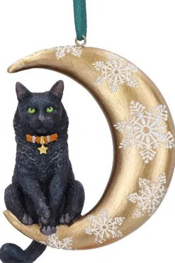 Nemesis Now Lisa Parker Moon Cat Hanging Ornament