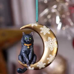 Nemesis Now Lisa Parker Moon Cat Hanging Ornament