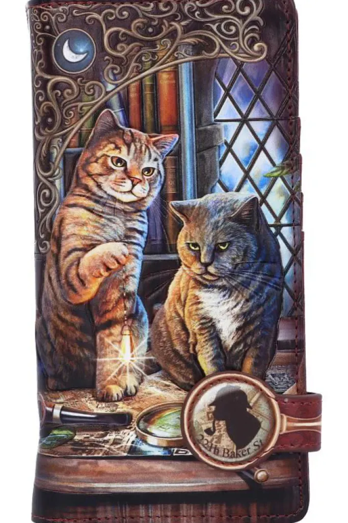 Nemesis Now Lisa Parker Purrlock Holmes Embossed Purse
