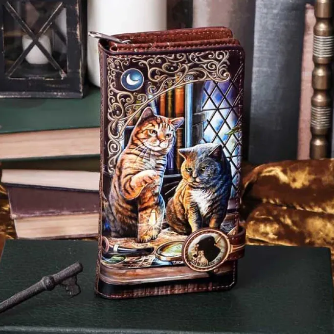 Nemesis Now Lisa Parker Purrlock Holmes Embossed Purse