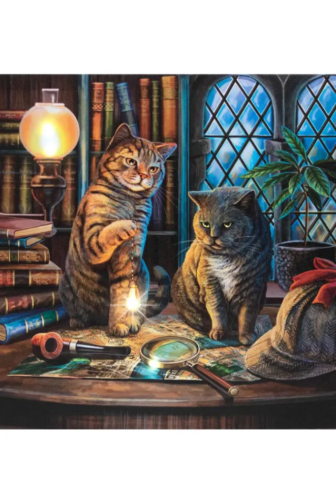 Something Different Lisa Parker Purrlock Holmes Light Up Picture