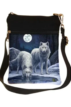 Nemesis Now Lisa Parker Warriors Of Winter Wolf Shoulder Bag