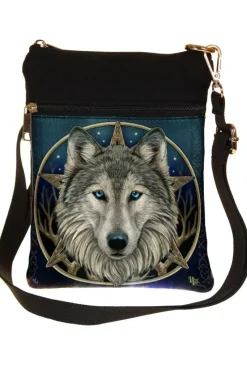 Nemesis Now Lisa Parker Wild One Wolf Head Shoulder Bag
