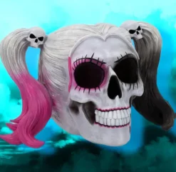 Nemesis Now Little Monster Harlequin Skull