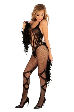 Corsetti Livia Saphi Bodystocking Black