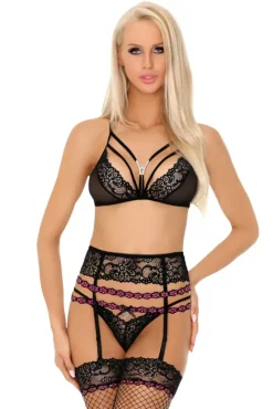 Corsetti Livia Snehana Lingerie Set Black (L/XL)