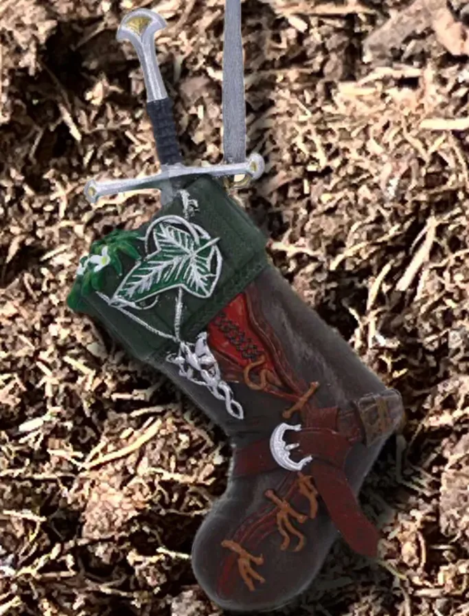 Nemesis Now Lord of the Rings Aragorn Stocking Christmas Decoration