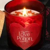 Something Different Love Potion Raspberry Crystal Chip Candle
