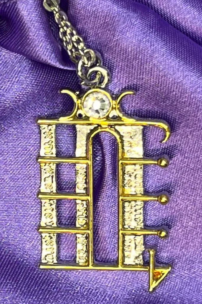 Mystic Kabbalah Luna Pentacle Necklace