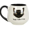 Something Different Magic, Coffee and Cats Rounded Mug