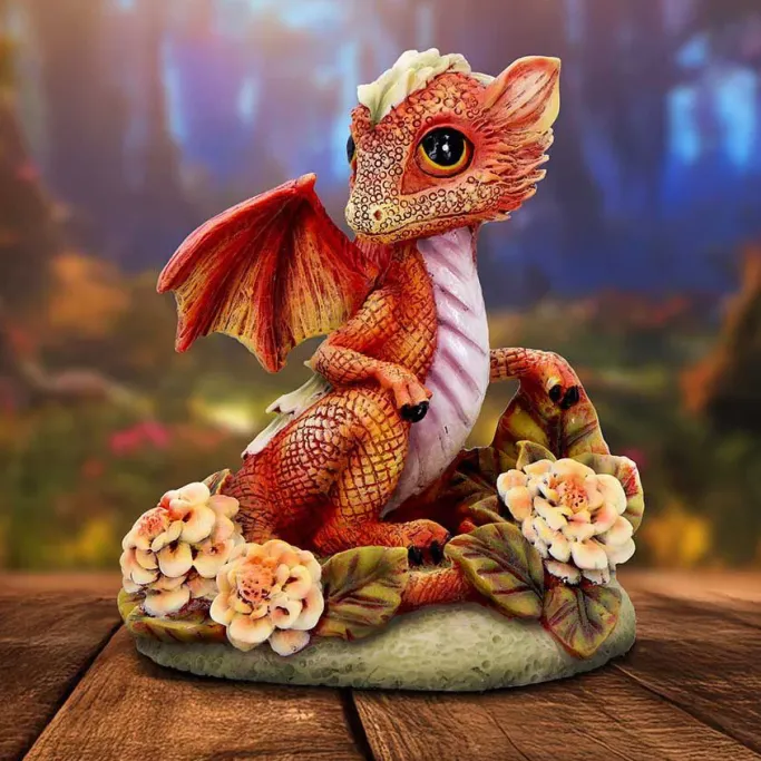 Nemesis Now Marigold Flower Dragon Figurine