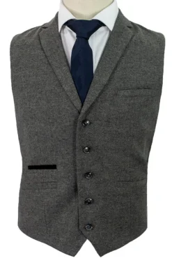 Kaymans Martez Grey Steampunk Waistcoat (46")