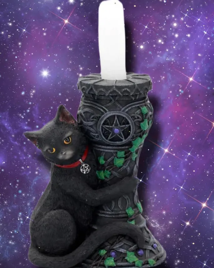 Nemesis Now Midnight Cat Candle Holder