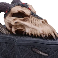 Nemesis Now Monte Moore Dragon Skull Box