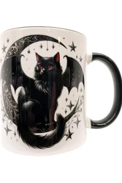 Oakhart Industries Moon Cat Mug Art103