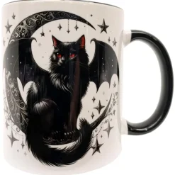 Oakhart Industries Moon Cat Mug Art103