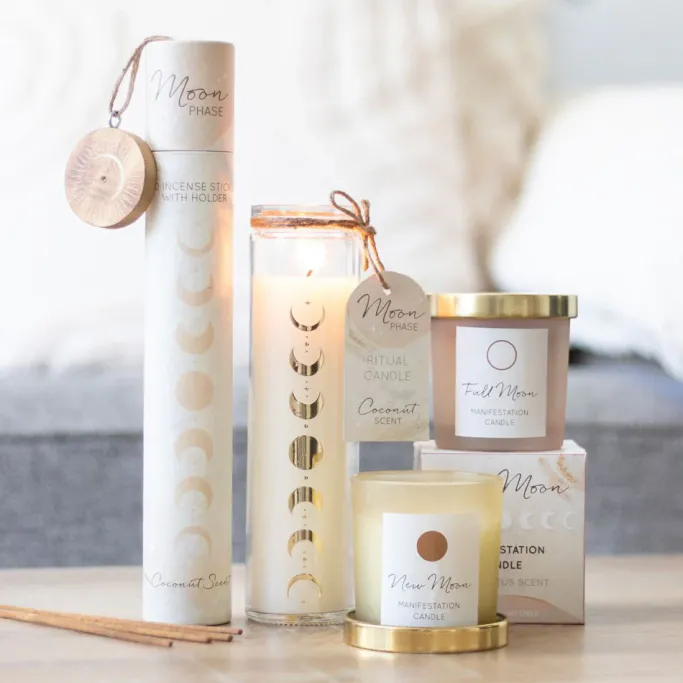 Something Different Moon Phase Coconut Incense Stick Gift Sets