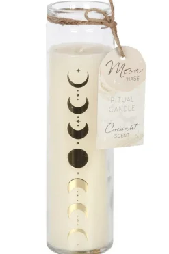 Something Different Moon Phase Coconut Tube Candle