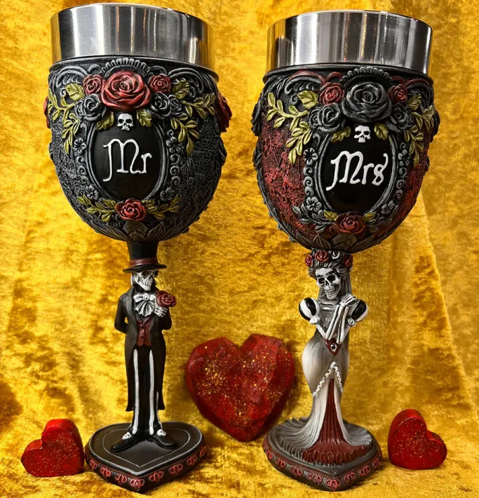 Nemesis Now Mr and Mrs Goblets