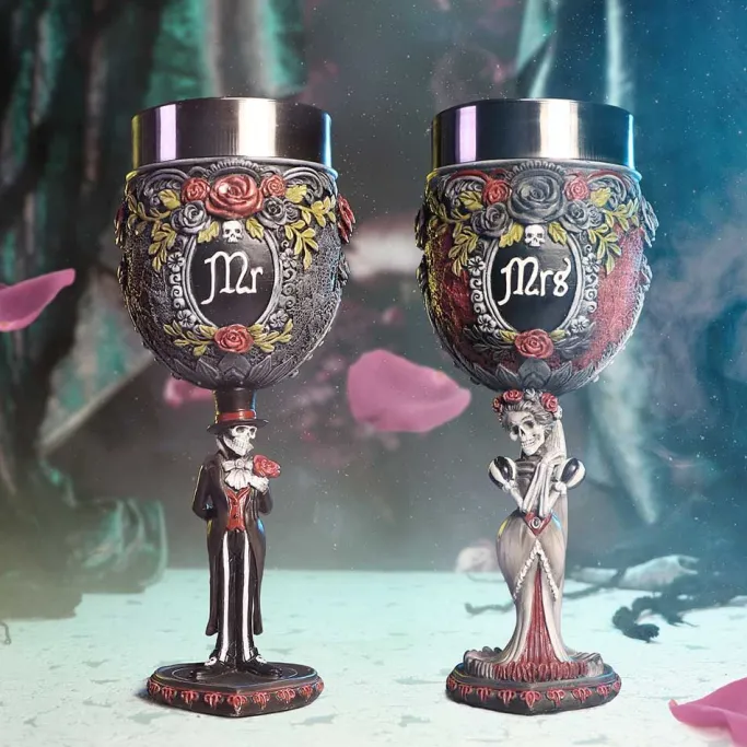 Nemesis Now Mr and Mrs Goblets