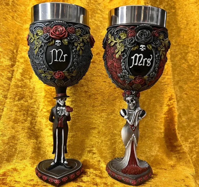 Nemesis Now Mr and Mrs Goblets
