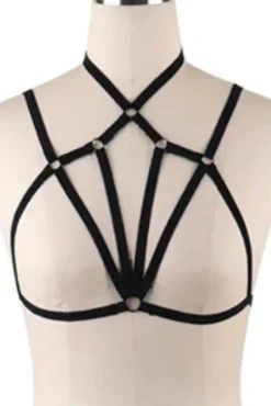 Gothic Accessories Multi Strap Gothic Body Harness