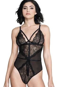 Music Legs Black Teddy 80043