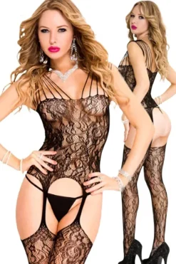 Music Legs Bodystocking 1013