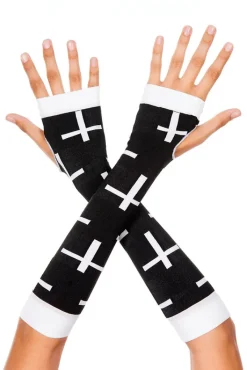 Music Legs Cross Armwarmers
