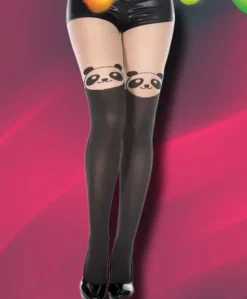 Music Legs Panda Tights