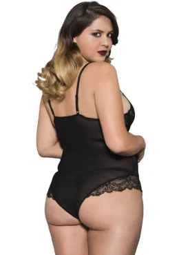 Music Legs Plus Size Teddy 80041Q