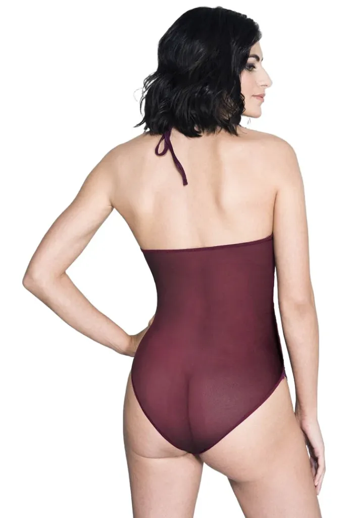 Music Legs Teddy Burgundy 80055