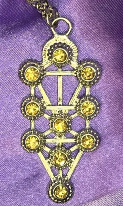 Mystic Kabbalah Tree of Life Necklace