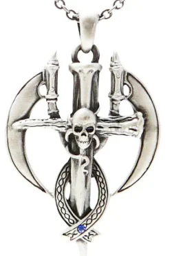 Mystica Skull Cross Necklace