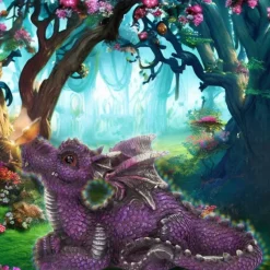 Nemesis Now Nature's Kiss Dragon Purple