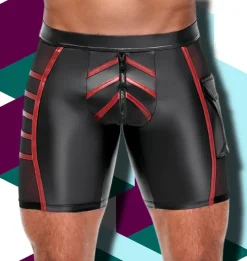 NEK Black and Red Shorts