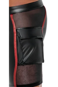 NEK Black and Red Shorts