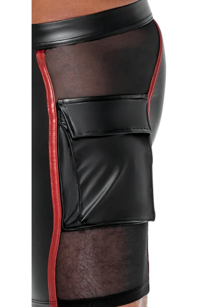 NEK Black and Red Shorts