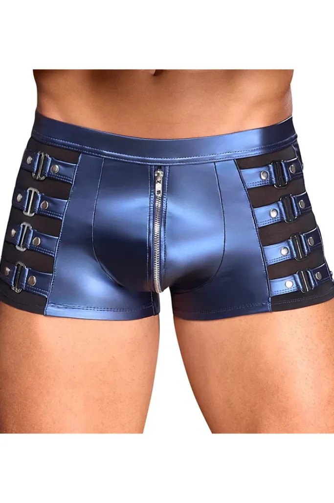 NEK Blue Metallic Shorts