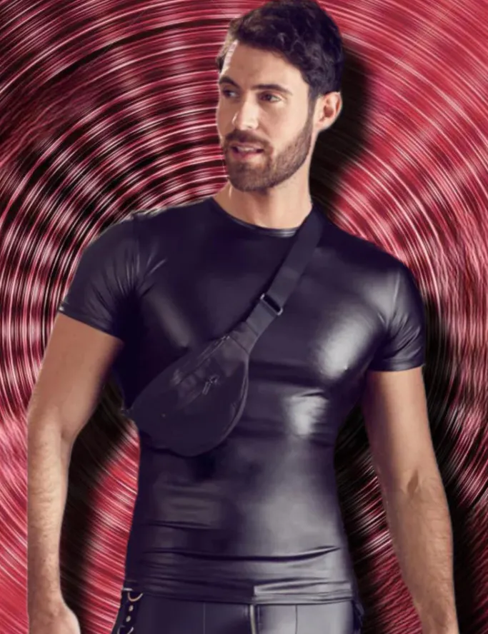 NEK Mens Wetlook Top (S, XL)