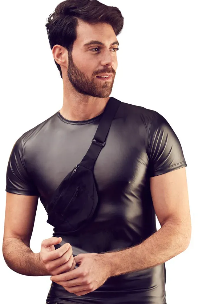 NEK Mens Wetlook Top (S, XL)