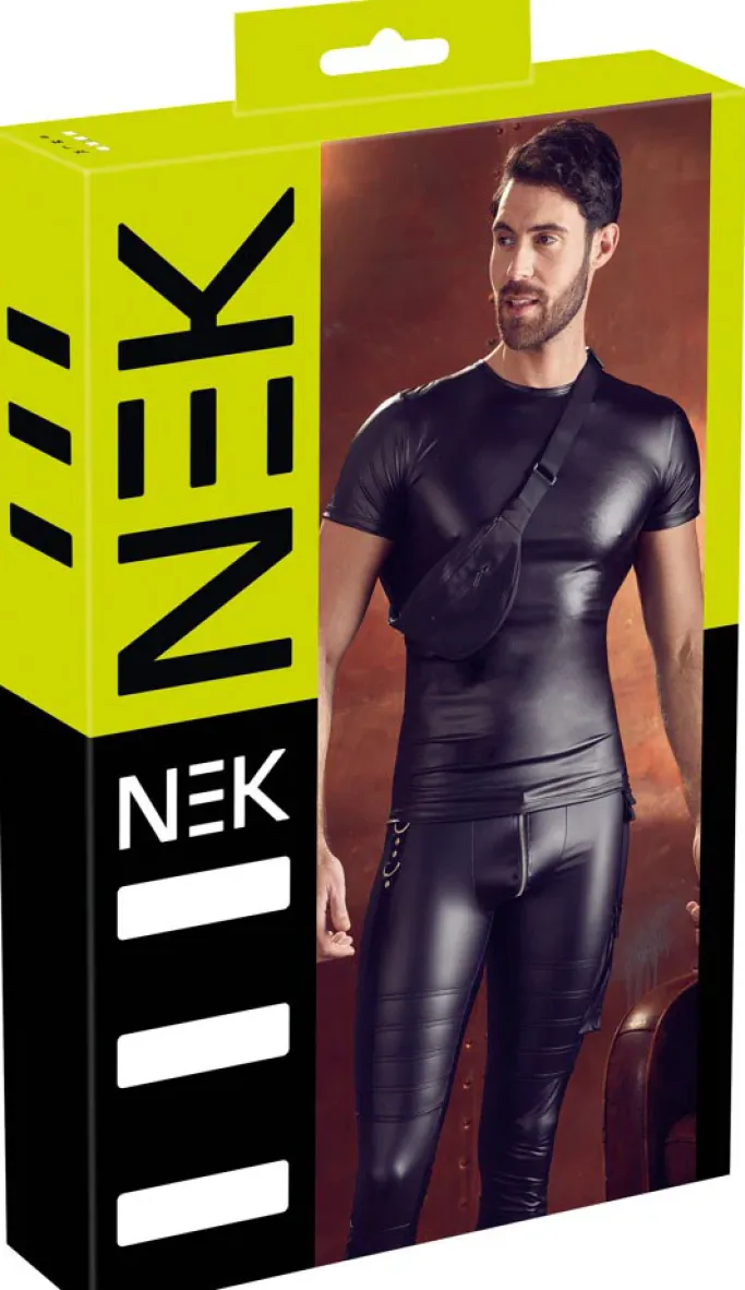 NEK Mens Wetlook Top (S, XL)