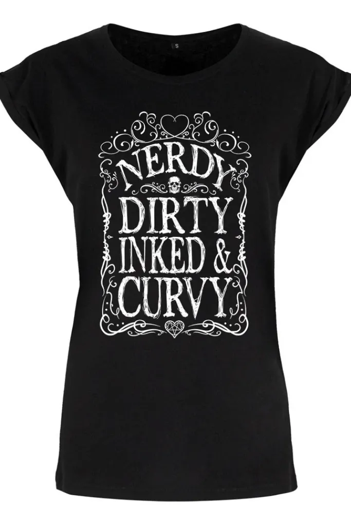 Grind Nerdy Dirty Inked and Curvy T-Shirt