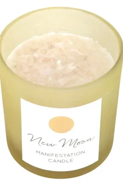 Something Different New Moon Wild Orange Manifestation Crystal Chip Candle
