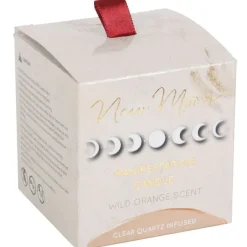 Something Different New Moon Wild Orange Manifestation Crystal Chip Candle