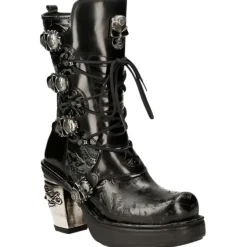 New Rock Boots New Rock Anki NRK Skull Boots M.8366